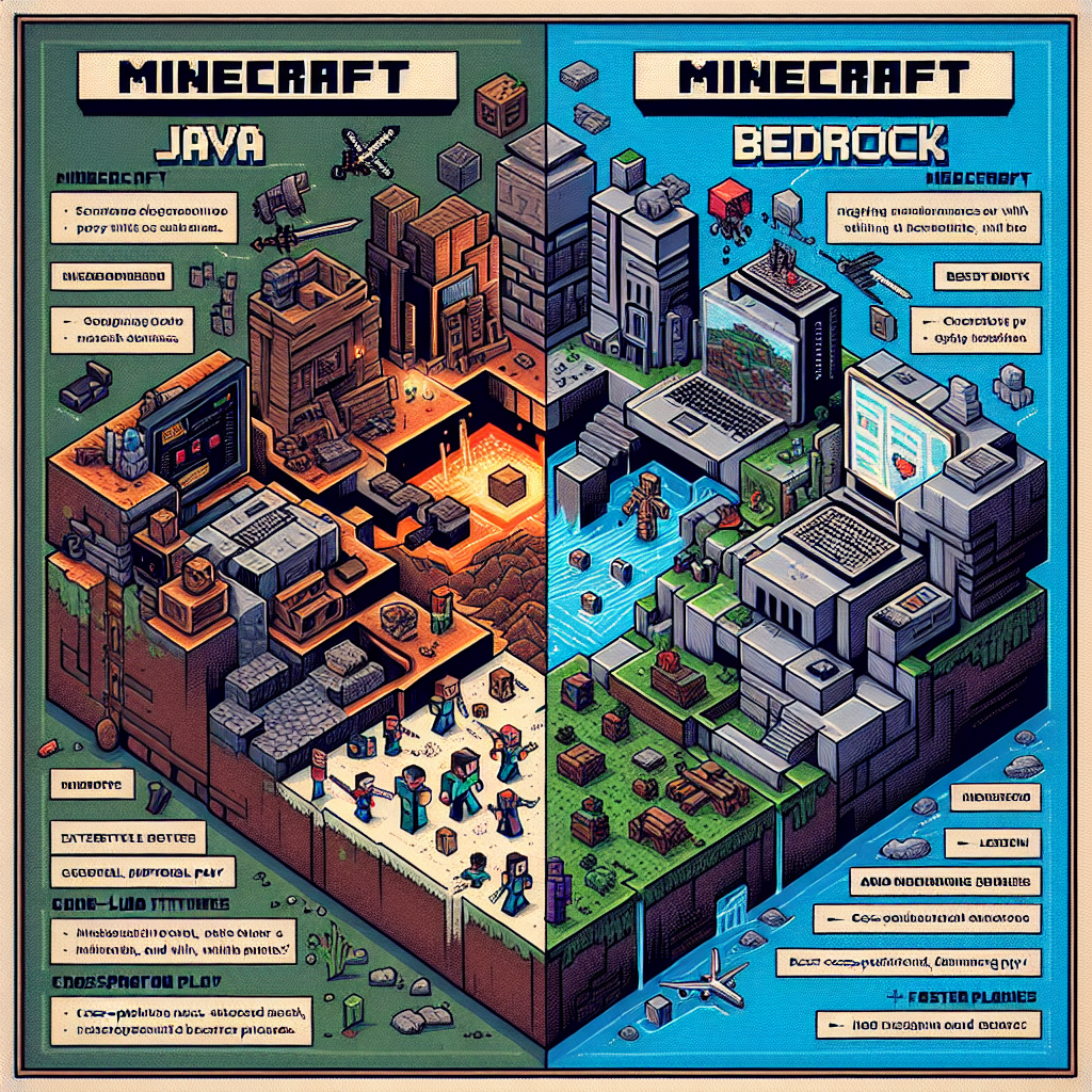 Perbedaan Antara Minecraft Java dan Bedrock: Panduan Lengkap untuk Pemula